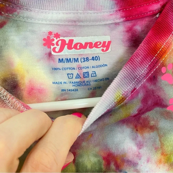 Cat Tee Womens Size Medium Tshirt Custom Tie Dyed Coffee Yoga Cats Naps Shirt - Picture 11 of 13